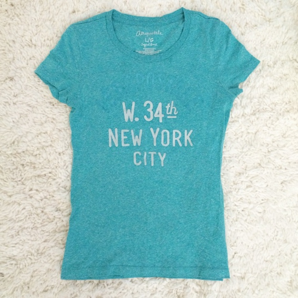 Aeropostale Blue Logo Shirt